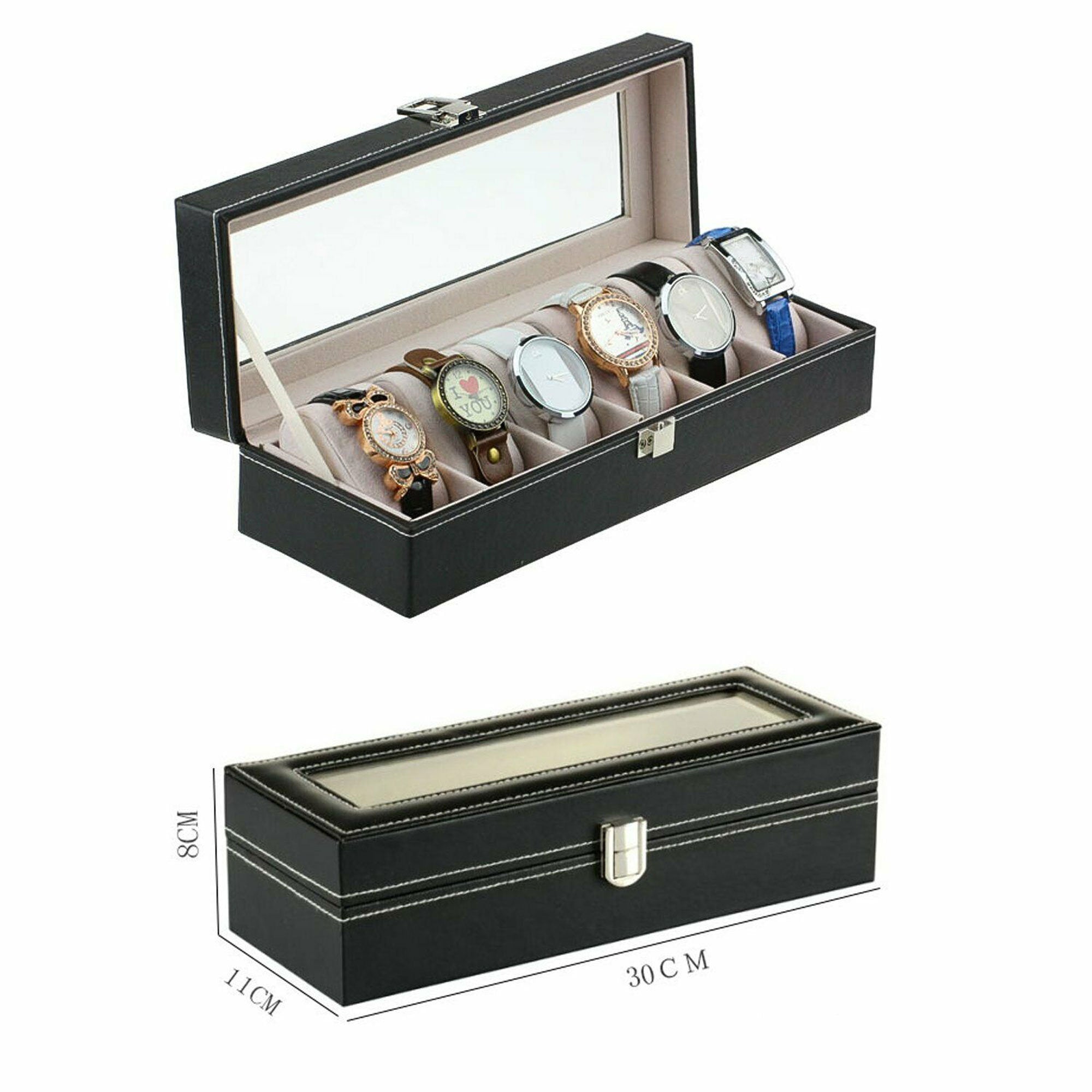 Ultimate Organizer Personalized Watch Box - GroomsDay